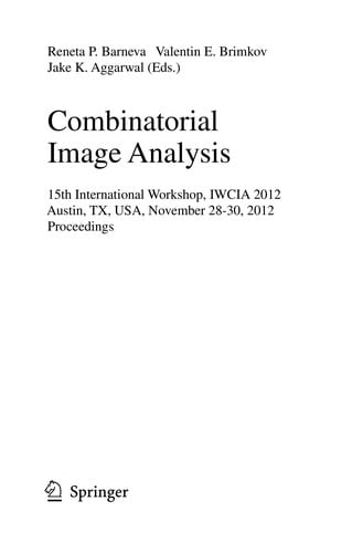 Combinatorial Image Analaysis