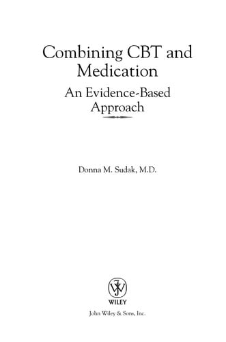 Combining CBT and medication