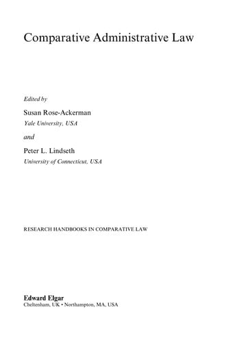 Comparative administrative law