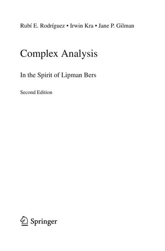 Complex Analysis