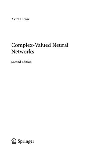 Complex-Valued Neural Networks
