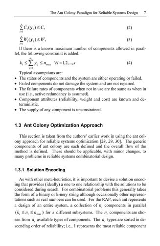 Stigmergic optimization