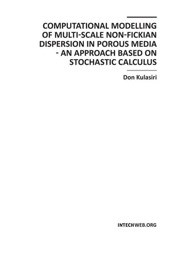 Computational modelling of multi-scale non-fickian dispersion in porous media