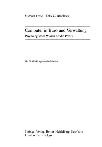 Computer in Büro und Verwaltung