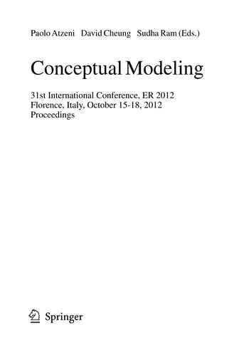 Conceptual Modeling