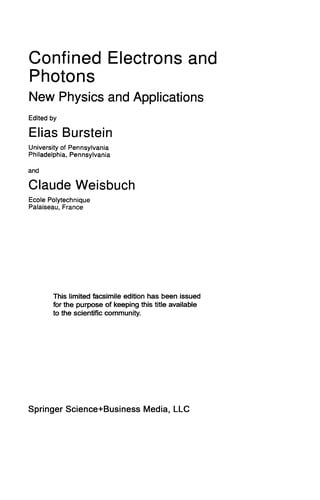 Confined Electrons and Photons