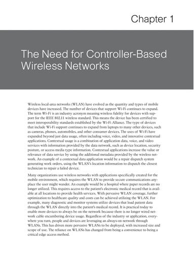 Controller-based wireless LAN fundamentals