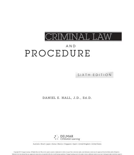 Criminal law and procedure