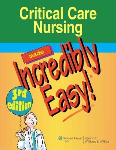 Critical care nursing made incredibly easy!