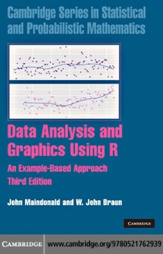Data analysis and graphics using R