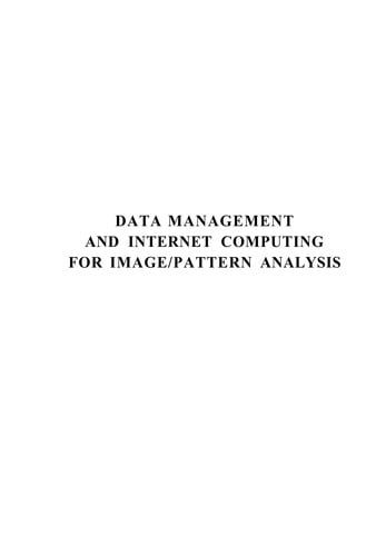 Data management and internet computing for image/pattern analysis