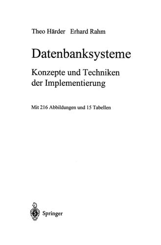 Datenbanksysteme