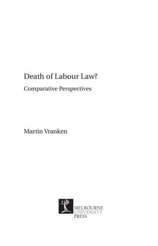 Death of labour law