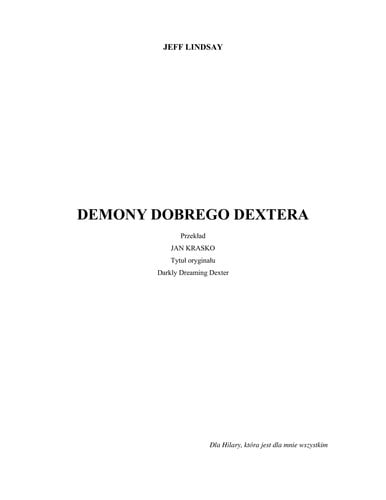 Demony dobrego Dextera