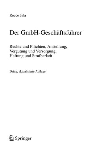 Der GmbH-Geschäftsführer