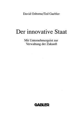 Der innovative Staat
