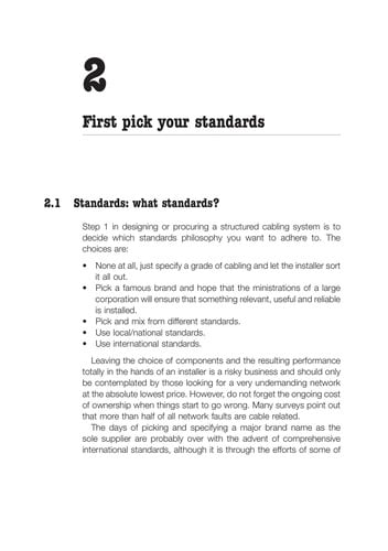 Designing a structured cabling system to ISO 11801