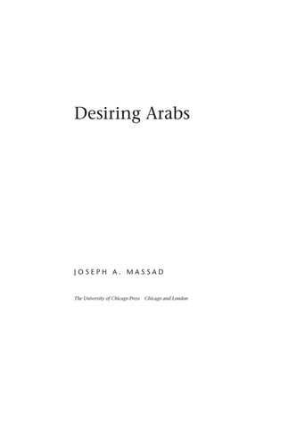 Desiring Arabs