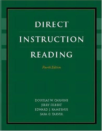 Direct instruction reading