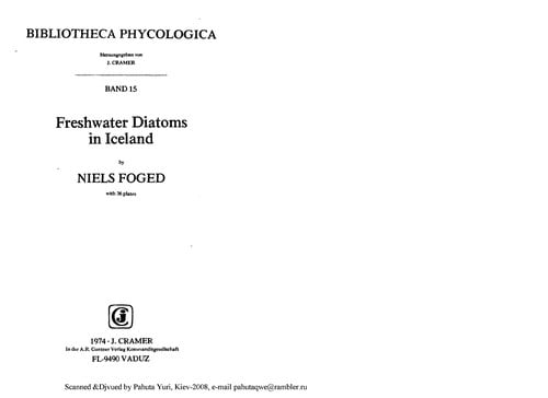 Diatoms in Öland, Sweden