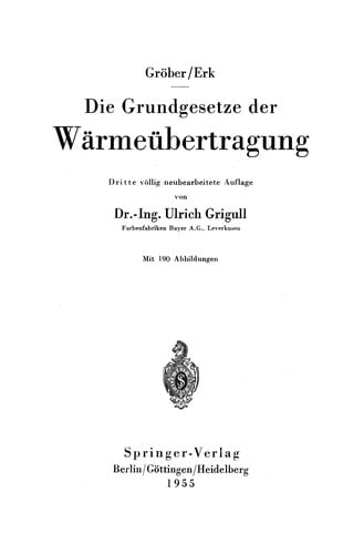 Die Grundgesetze der Wärmeübertragung
