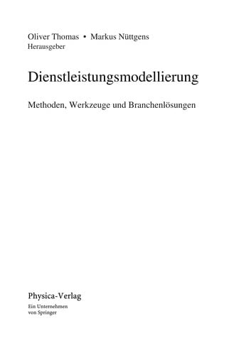 Dienstleistungsmodellierung