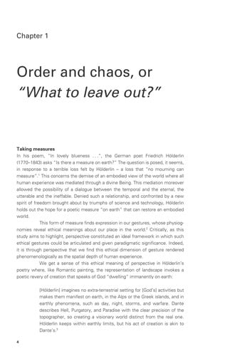 DISCLOSING HORIZONS: ARCHITECTURE, PERSPECTIVE AND REDEMPTIVE SPACE