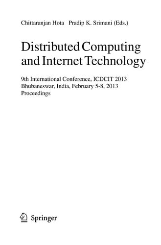 Distributed Computing and Internet Technology