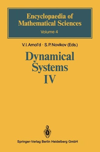 Dynamical Systems IV