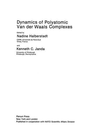 Dynamics of Polyatomic Van der Waals Complexes
