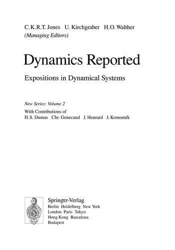 Dynamics Reported, Vol. 4 New Series