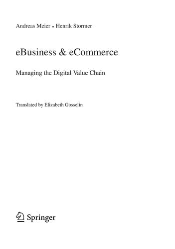 eBusiness & eCommerce