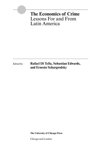 The economics of crime