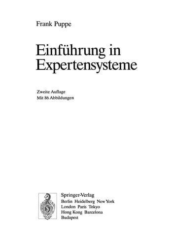 Einführung in Expertensysteme