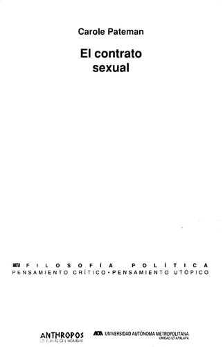 El contrato sexual