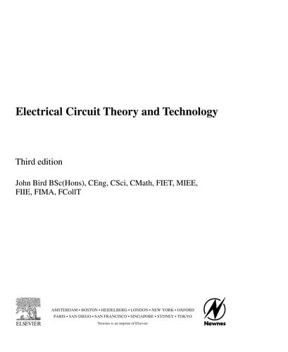 Electrical circuit theory and technology