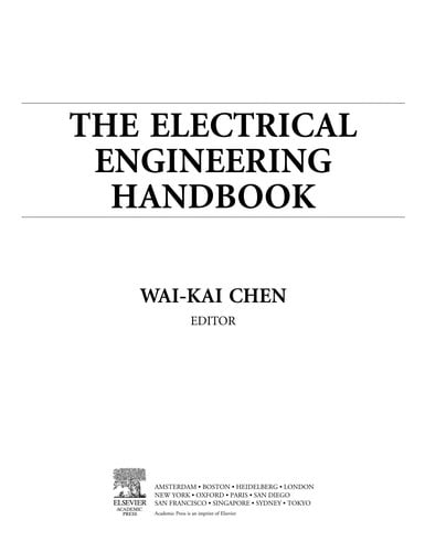 The electrical engineering handbook
