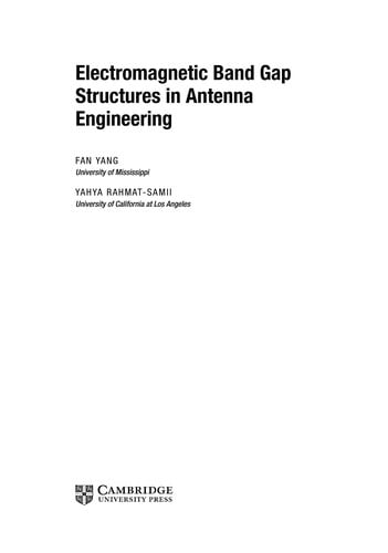 Electromagnetic band gap structures in antenna engineering