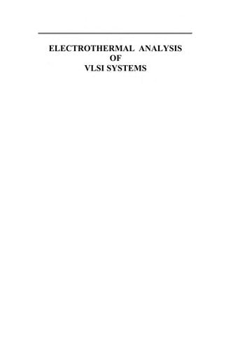 Electrothermal analysis of VLSI systems