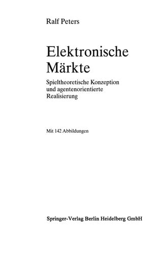 Elektronische Märkte