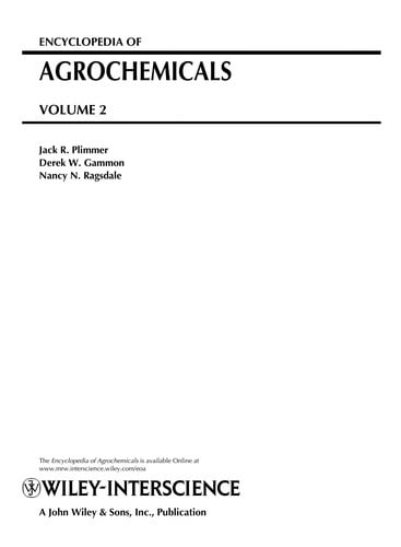 Encyclopedia of agrochemicals