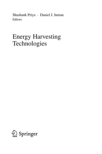 Energy harvesting technologies