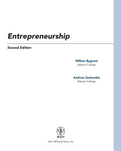 Entrepreneurship