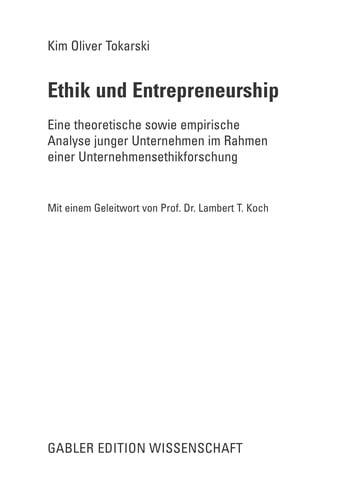 Ethik und Entrepreneurship