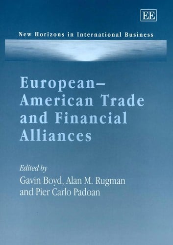 EUROPEAN-AMERICAN TRADE AND FINANCIAL ALLIANCES; ED. BY GAVIN BOYD