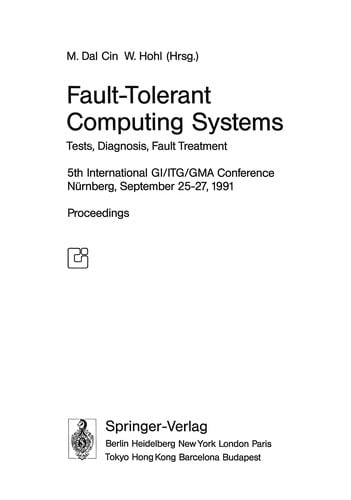 Fault-Tolerant Computing Systems