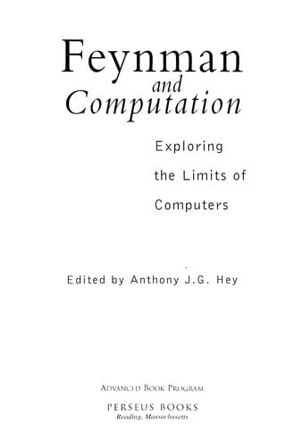 Feynman and computation