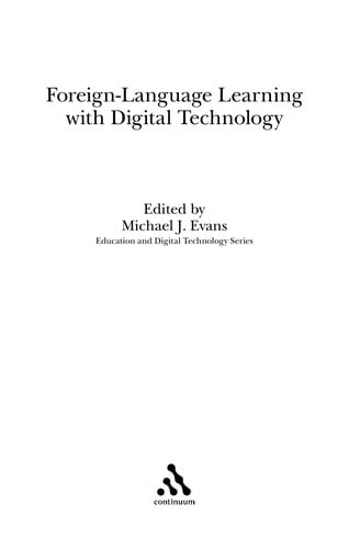 Foreign-language learning with digital technology