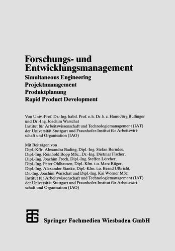 Forschungs- und Entwicklungsmanagement