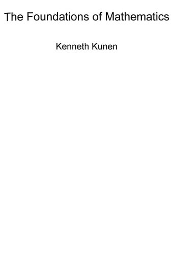 The foundations of mathematics